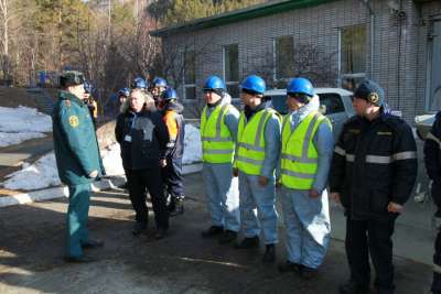 Проведены учения на опасном объекте Заказчика.